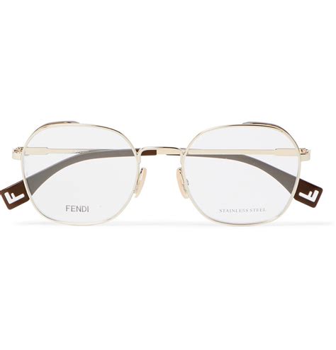 fendi gold glasses|Fendi glasses frames costco.